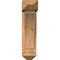 Ekena Millwork Thorton Arts and Crafts Smooth Bracket w/ Offset Brace, Western Red Cedar, 5 1/2"W x 14"D x 22"H BKT0604X14X22THR03SWR - alternate 4